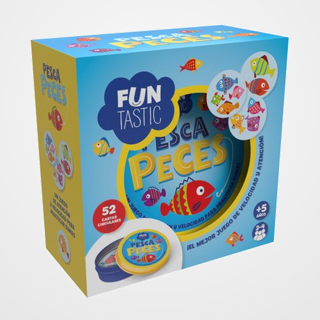 JUEGO IMAGILAND CARTAS REDONDAS FUNTASTIC PESCA PECES C/CAJA