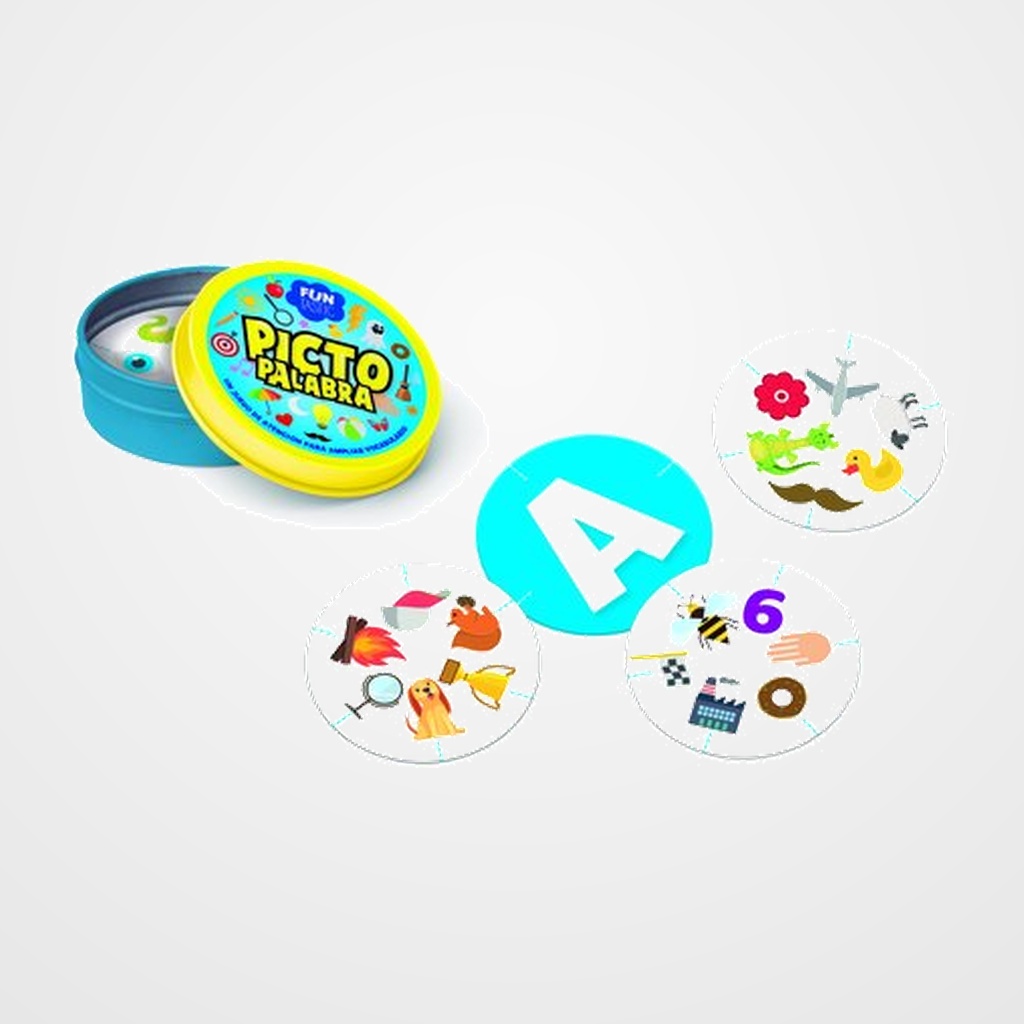 JUEGO IMAGILAND CARTAS REDONDAS FUNTASTIC PICTO PALABRA