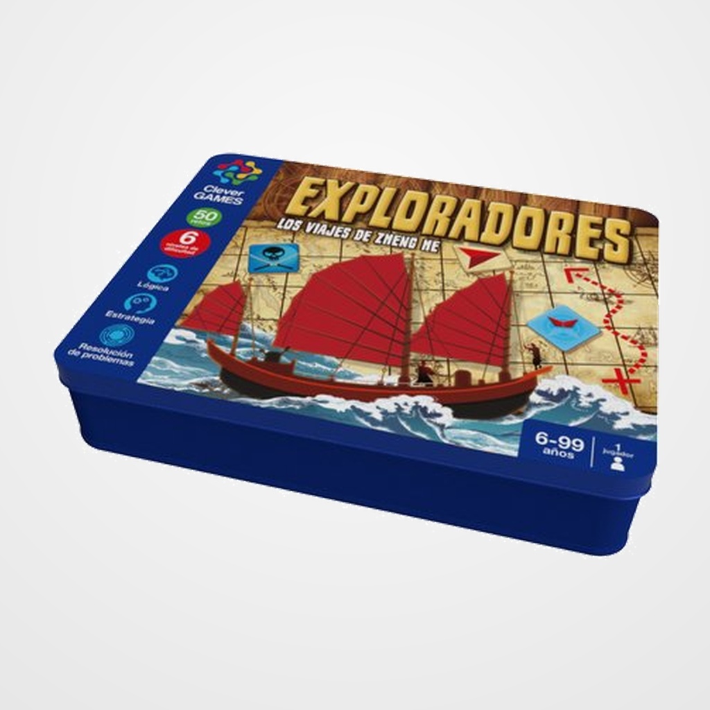 JUEGO IMAGILAND INTELIGENTES EXPLORADORES CAJA METALICA