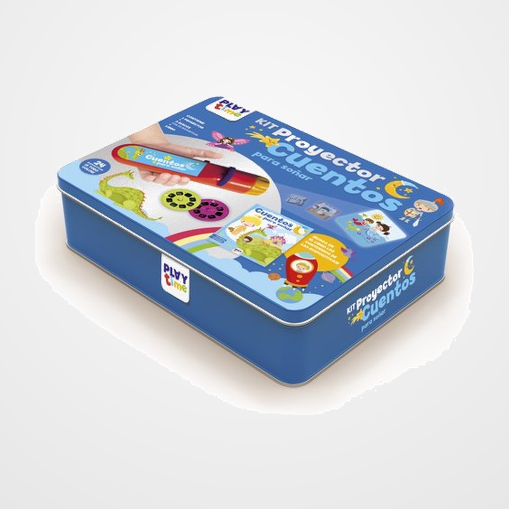 JUEGO IMAGILAND KIT PROYECTOR CUENTOS CAJA METALICA