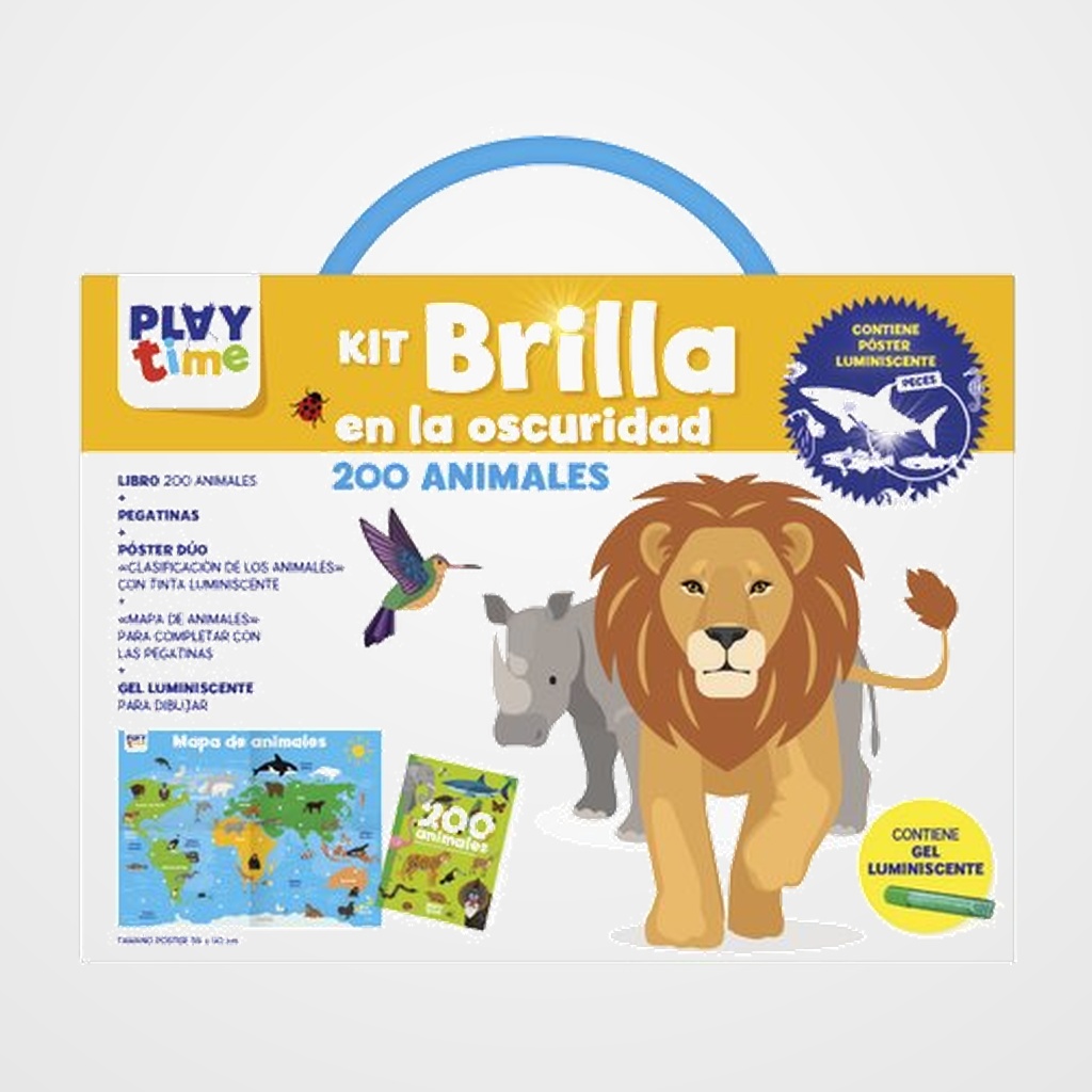 JUEGO IMAGILAND PLAYTIME KIT BRILLA EN LA OSCURIDAD ANIMALES