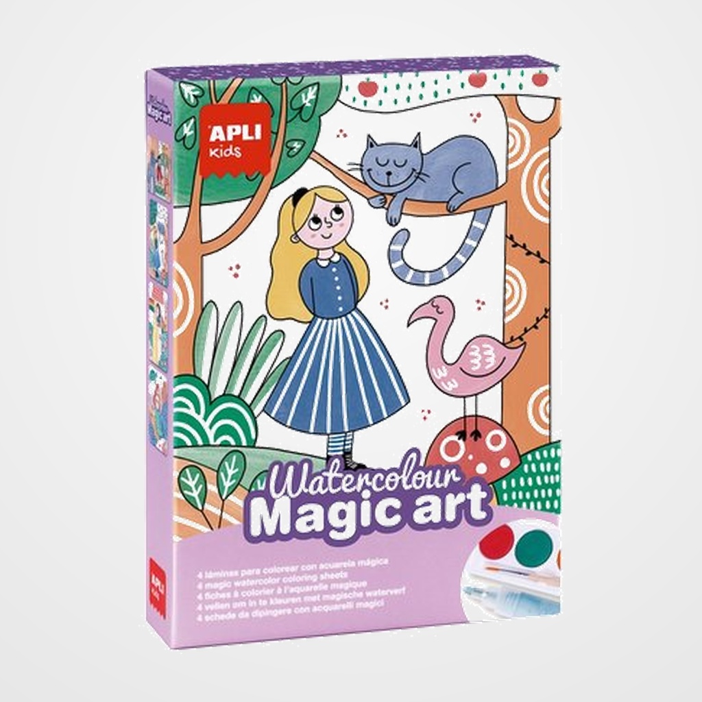 KIT APLI KIDS WATERCOLOUR MAGIC ART (+5 años)