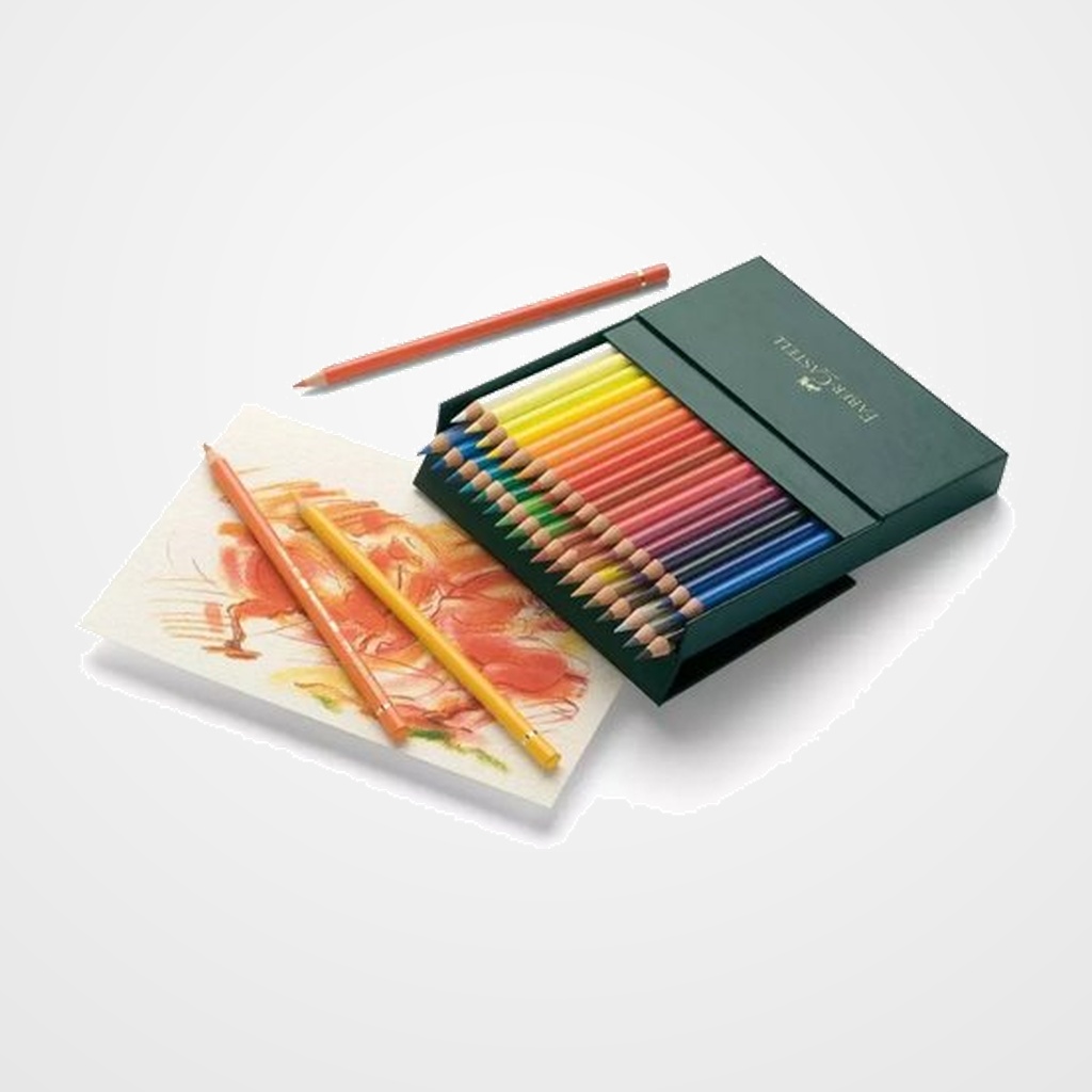 LAPICES de COLORES FABER-CASTELL POLYCHROMOS estuche de POLIPIEL de 36