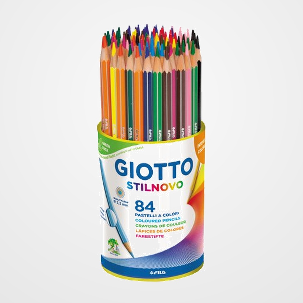 LAPICES de COLORES GIOTTO STILNOVO bote de 84 (7 colores)