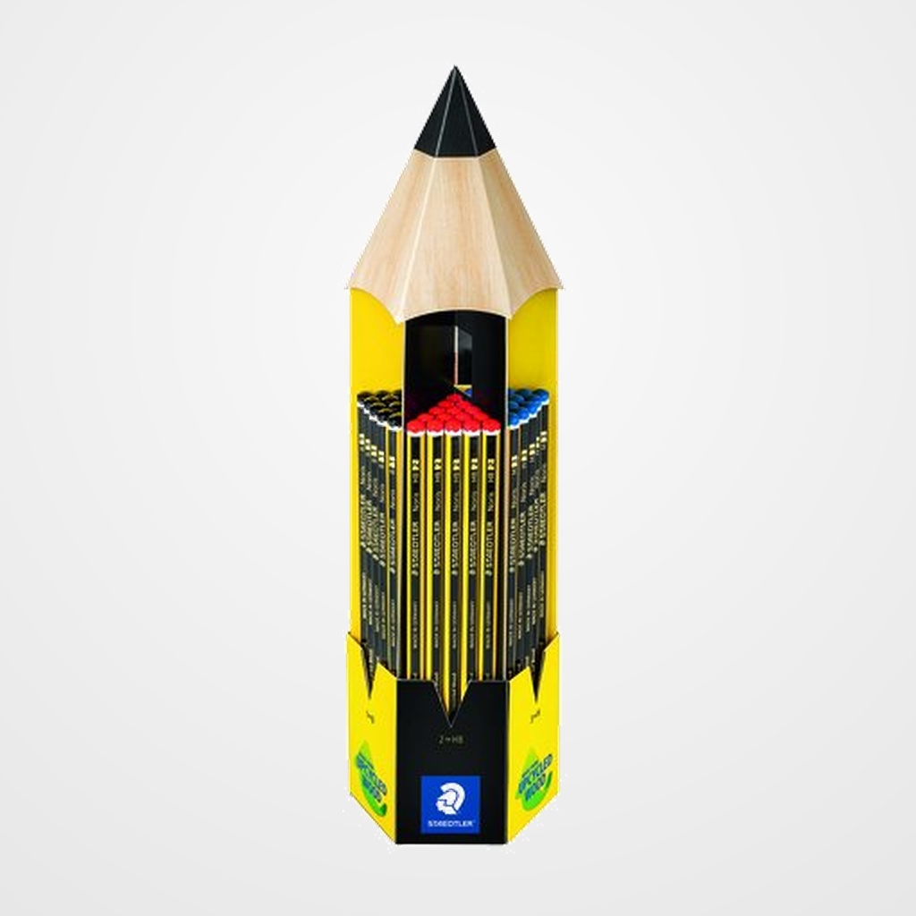 LAPIZ de GRAFITO STAEDTLER 120 NORIS EXPOSITOR de 90 surtidos