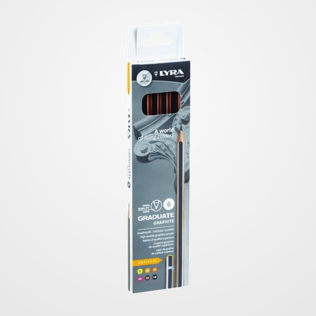 LAPIZ LYRA GRADUATE GRAPHITE ARTISTIC CAJA DE 6