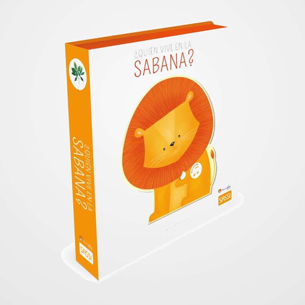 LIBRO MUSICAL SASSI MANOLITO BOOKS QUIEN VIVE EN LA SABANA 12 pag. (+2 años)