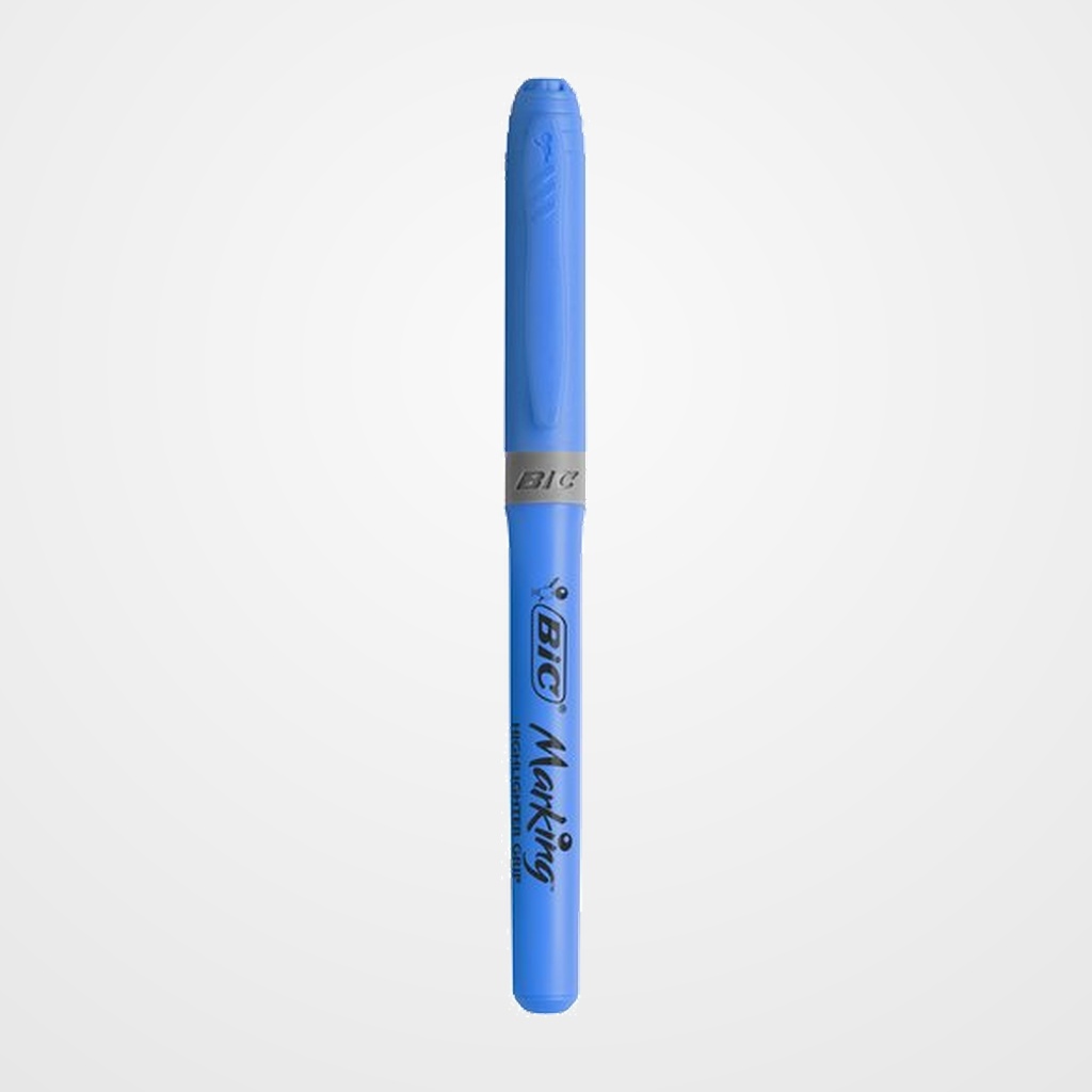 MARCADOR FLUOR BIC BRITE LINER GRIP AZUL