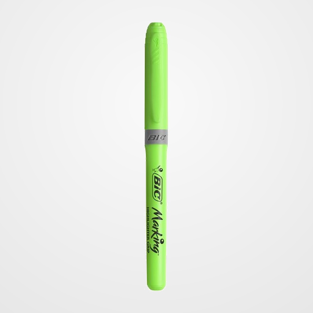 MARCADOR FLUOR BIC BRITE LINER GRIP VERDE
