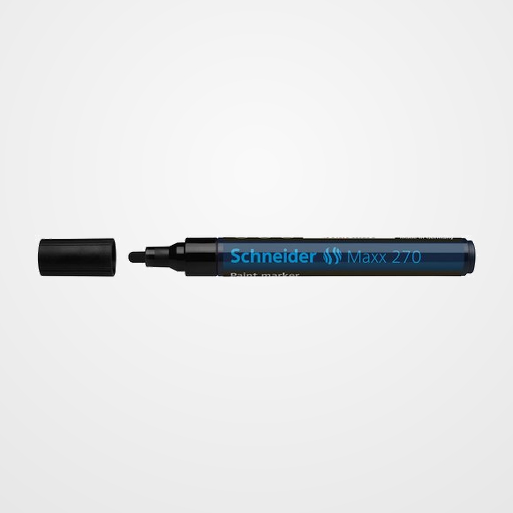 MARCADOR PERMANENTE SCHNEIDER MAXX 270 CONICO 1-3 mm NEGRO