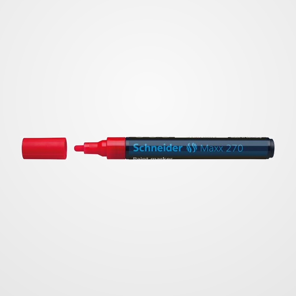 MARCADOR PERMANENTE SCHNEIDER MAXX 270 CONICO 1-3 mm ROJO