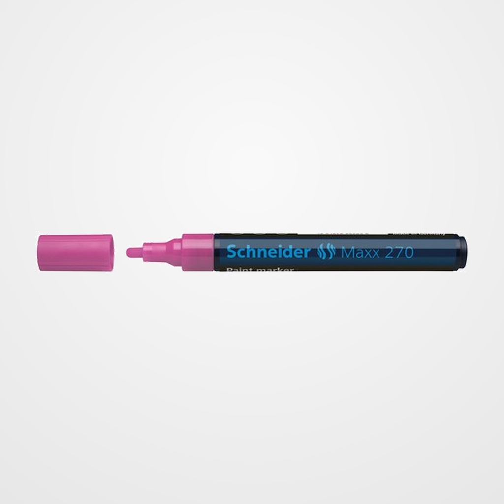 MARCADOR PERMANENTE SCHNEIDER MAXX 270 CONICO 1-3 mm ROSA
