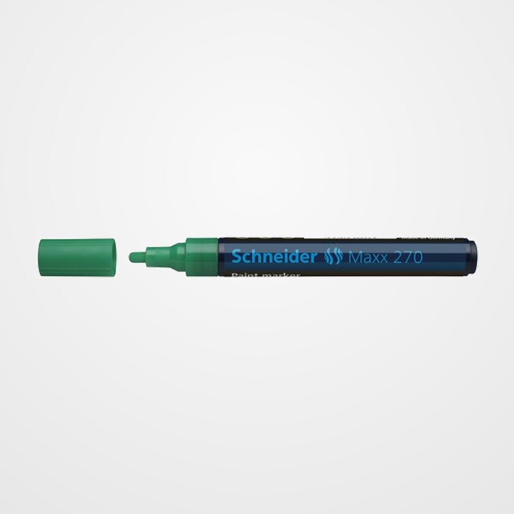 MARCADOR PERMANENTE SCHNEIDER MAXX 270 CONICO 1-3 mm VERDE