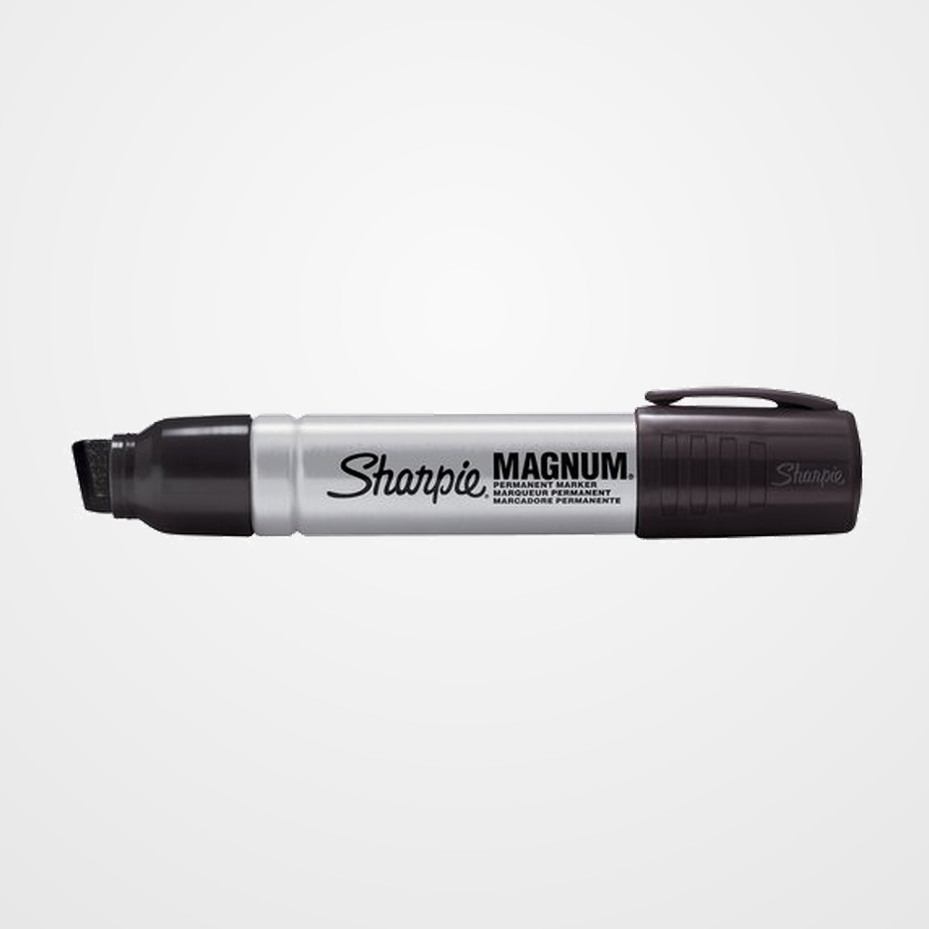 MARCADOR PERMANENTE SHARPIE  MAGNUM BISELADO LARGE NEGRO