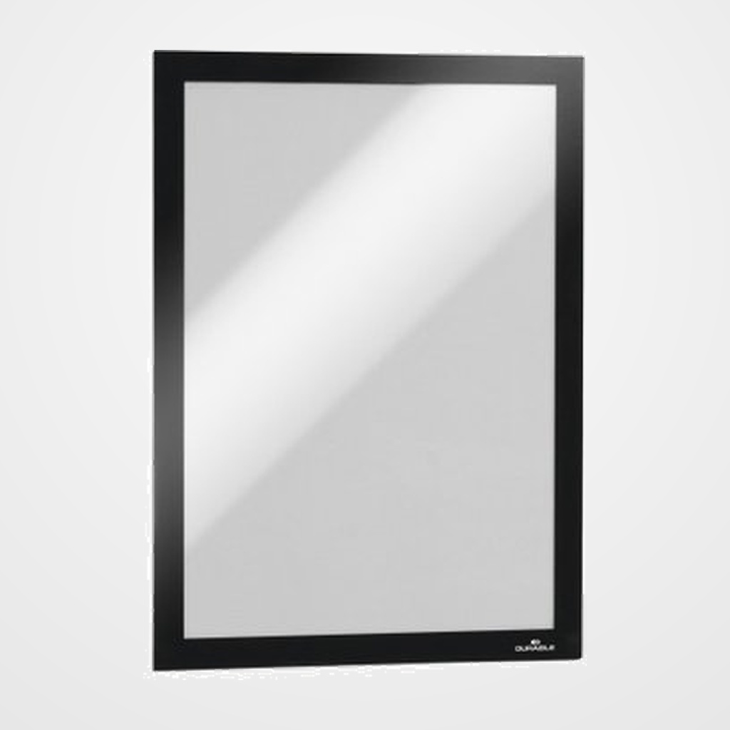 MARCO DURABLE MAGNETICO AUTOADHESIVO DURAFRAME A4 ENVASE UNITARIO NEGRO