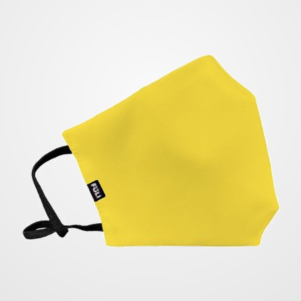 MASCARILLA DE PROTECCION REUTILIZABLE FULI MEDIANA TALLA M COLORS AMARILLO