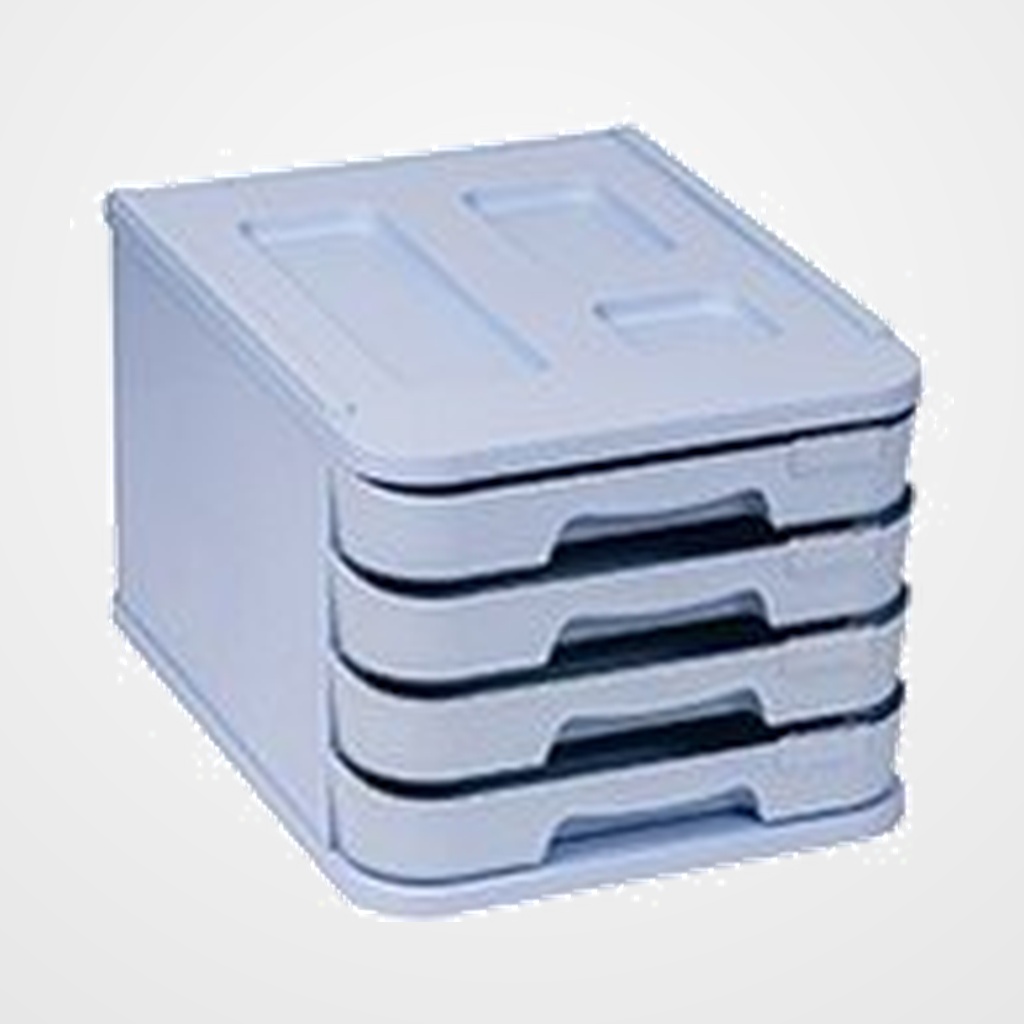 MODULO FAIBO 4 CAJONES AZUL PASTEL