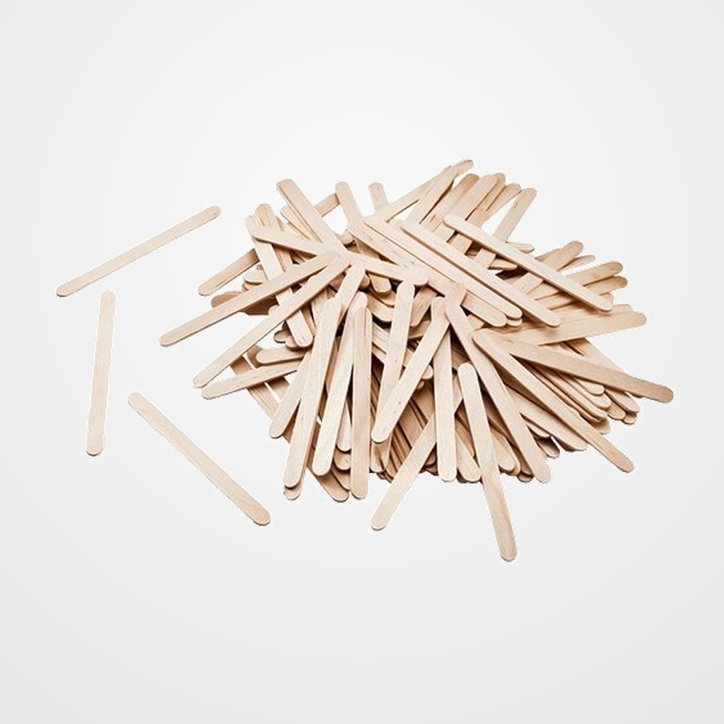 PALILLOS POLO NIEFENVER MADERA NATURAL 100 UD (114x10x2.2mm)