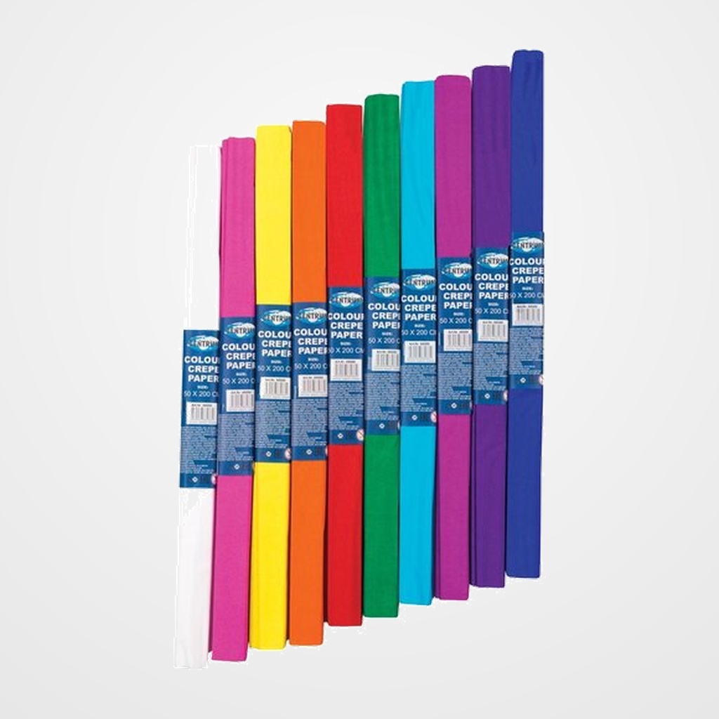 PAPEL CREPE (PINOCHO) CENTRUM 17g 0,5x2 m SURTIDO B/10