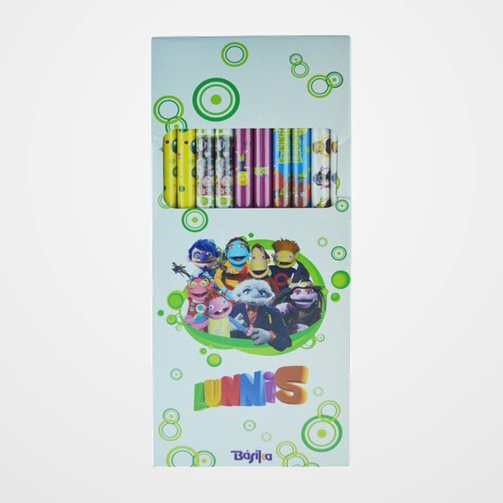 PAPEL de REGALO ROLLO BASIKA 0,7x2 m (CAJA de 50) INFANTIL LOS LUNIS
