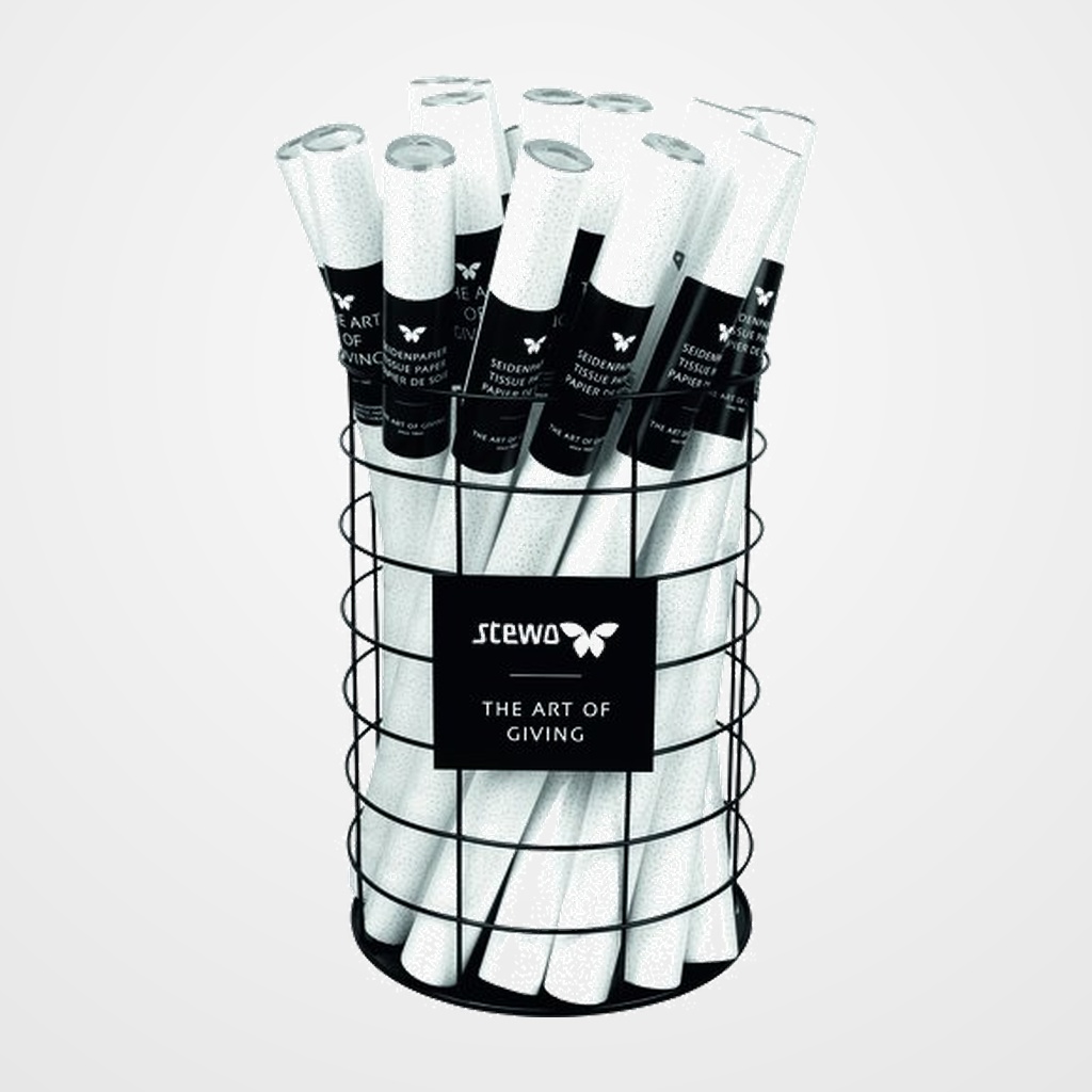 PAPEL de REGALO ROLLO STEWO EXPOSITOR PARA 18 ROLLOS (VACIO)