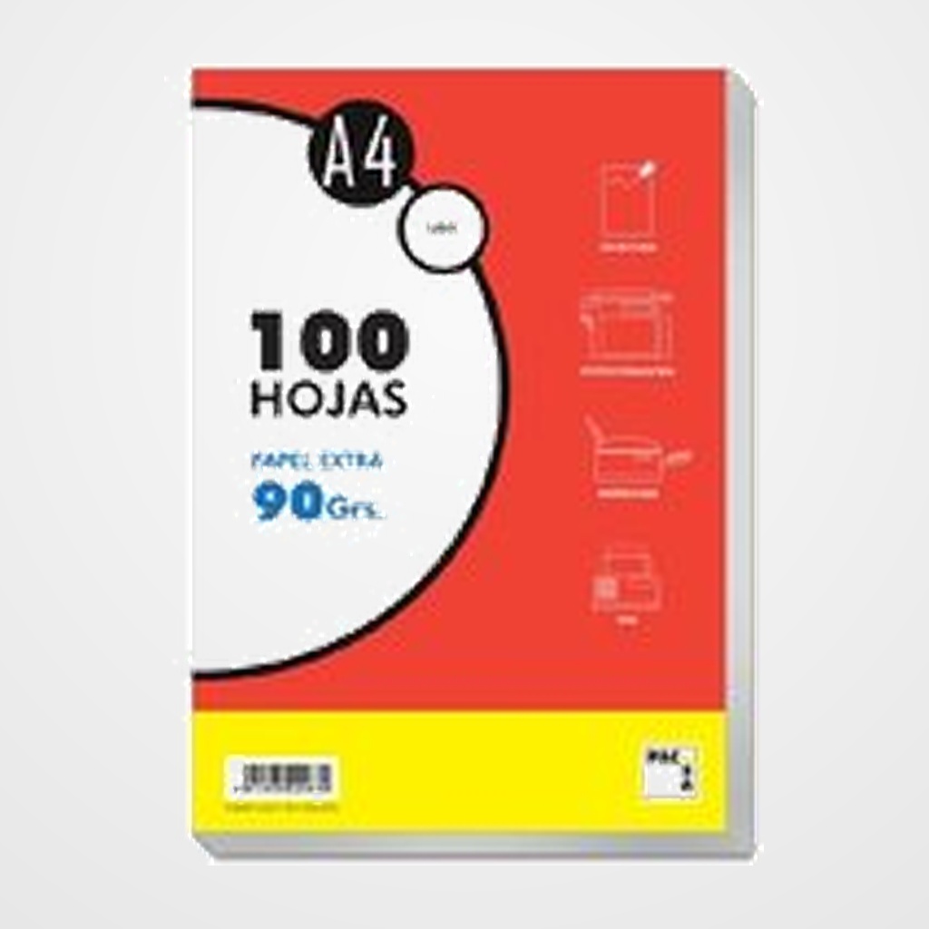 PAPEL PACSA A4 100h 90g LISO