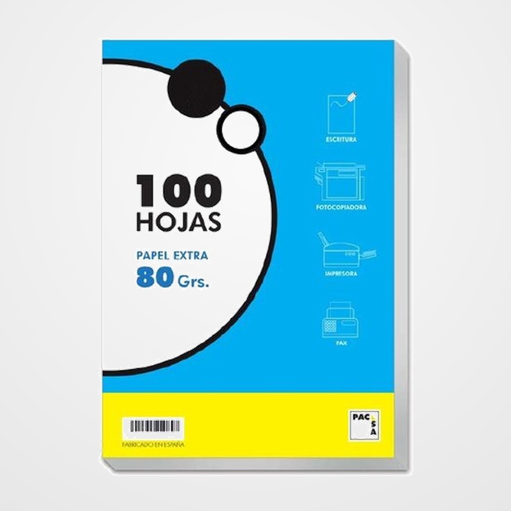 PAPEL PACSA A5 100h 80g LISO