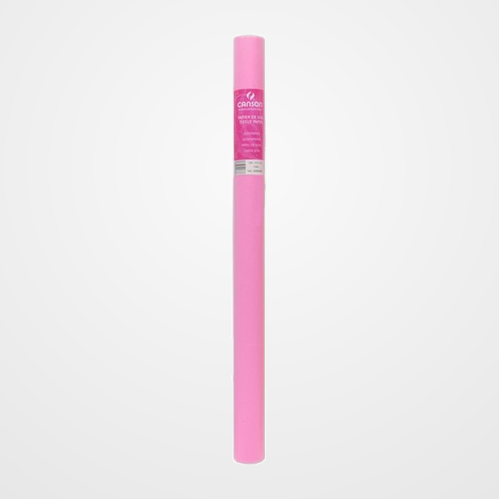 PAPEL SEDA CANSON 20g ROLLO 0,5x5 m FUCSIA