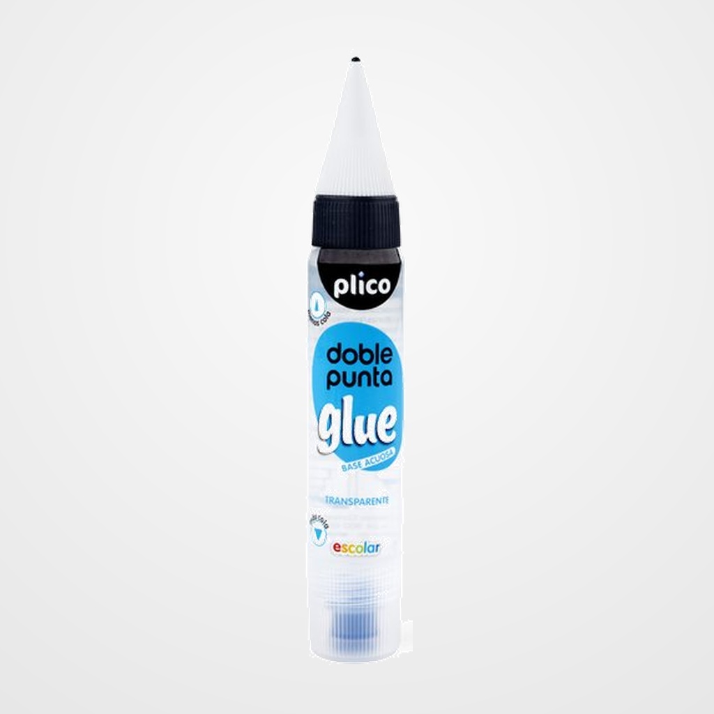 PEGAMENTO UNIVERSAL DOBLE PUNTA GLUE TRANSPARENTE 30 ml