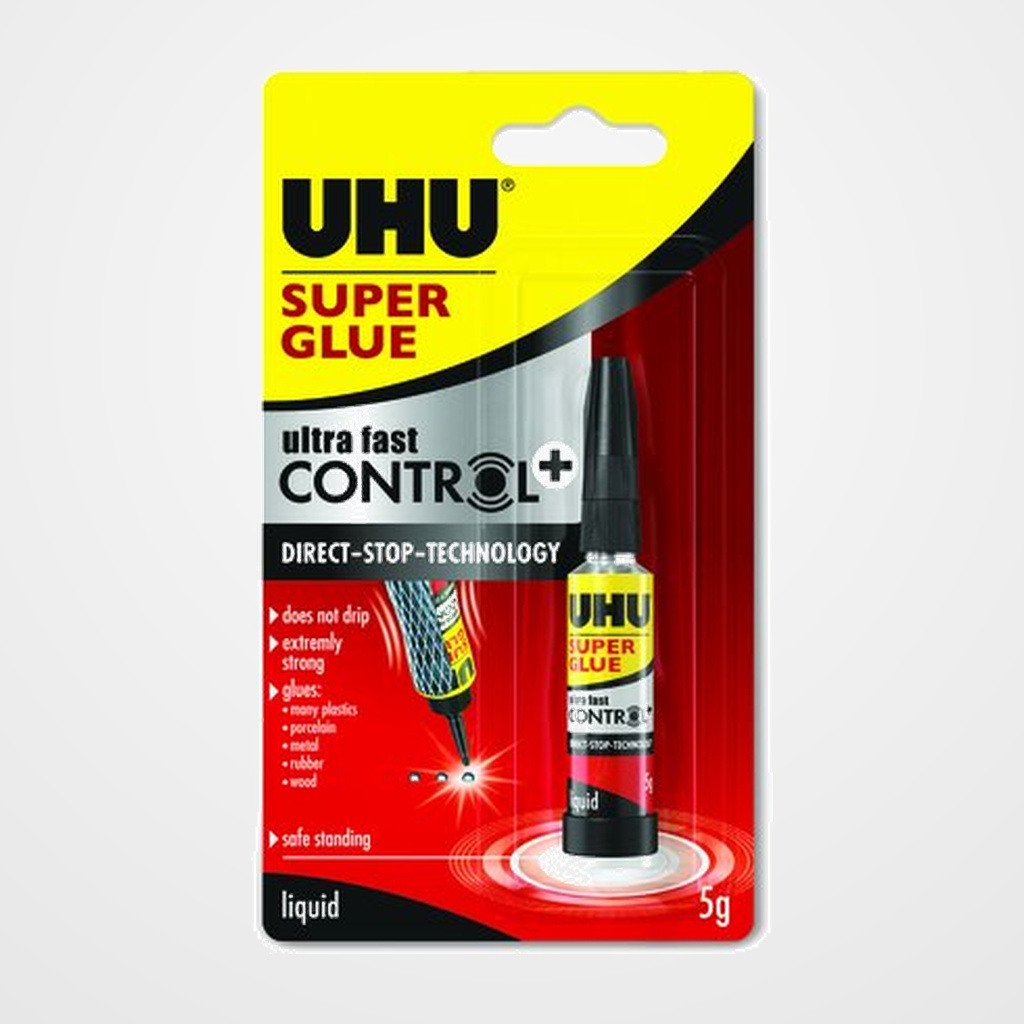 PEGAMENTO UNIVERSAL UHU CONTROL PLUS TUBO 5 g