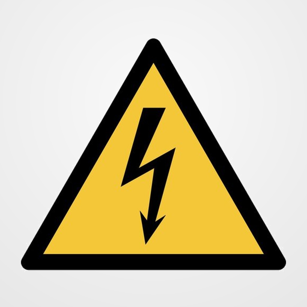 PICTOGRAMA JALEMA  PELIGRO ELECTRICIDAD  200x176 mm. BOLSA DE 1