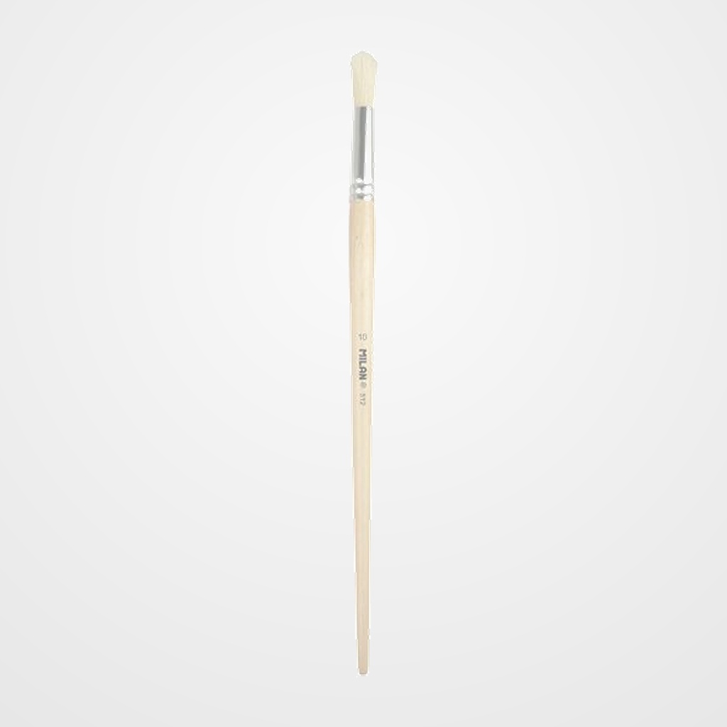 PINCEL MILAN 512 pelo NATURAL CHUNGKING REDONDO CERDA Nº 10