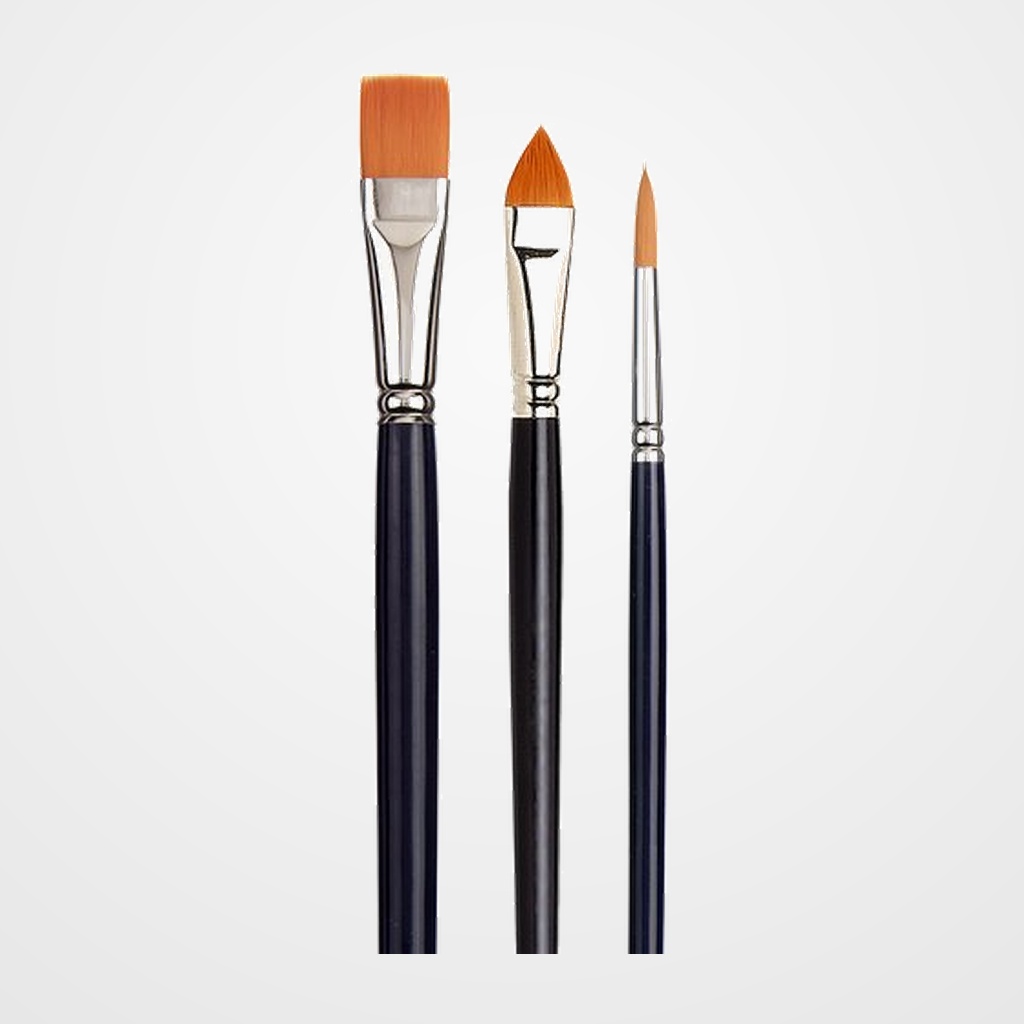 PINCEL VAN GOGH TORAY MANGO AZUL OLEO Y ACRILICO 295/296/294 ESTUCHE DE 3 (nº2/6/10)