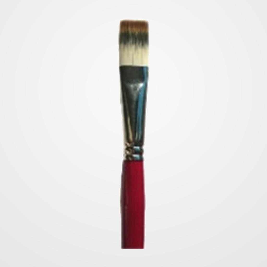 PINCEL VAN GOGH TORAY MANGO LARGO ROJO PLANO OLEO Y ACRILICO 278/0 Nº0