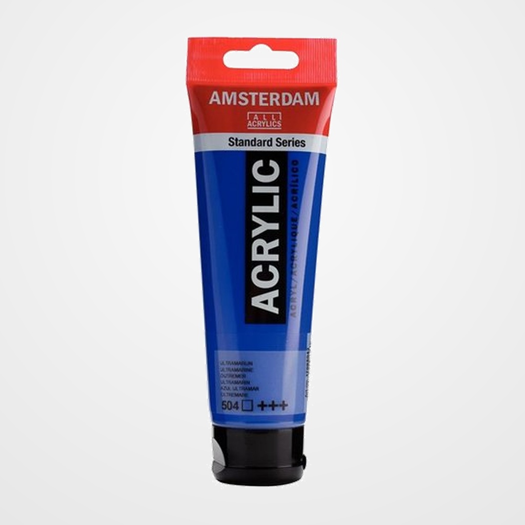PINTURA ACRILICA AMSTERDAM 120 ml (bote) AZUL ULTRAMAR