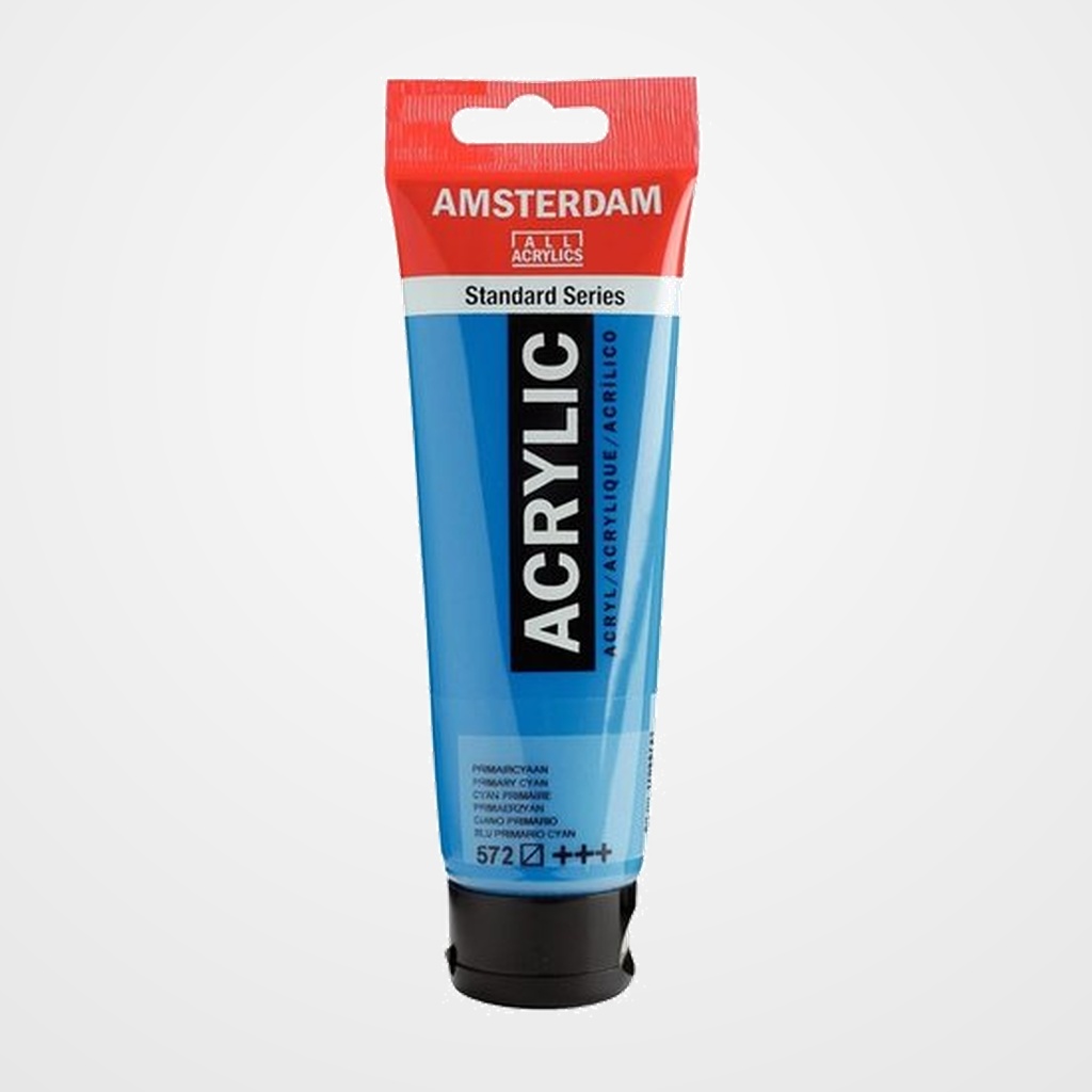 PINTURA ACRILICA AMSTERDAM 120 ml (bote) CIAN 572