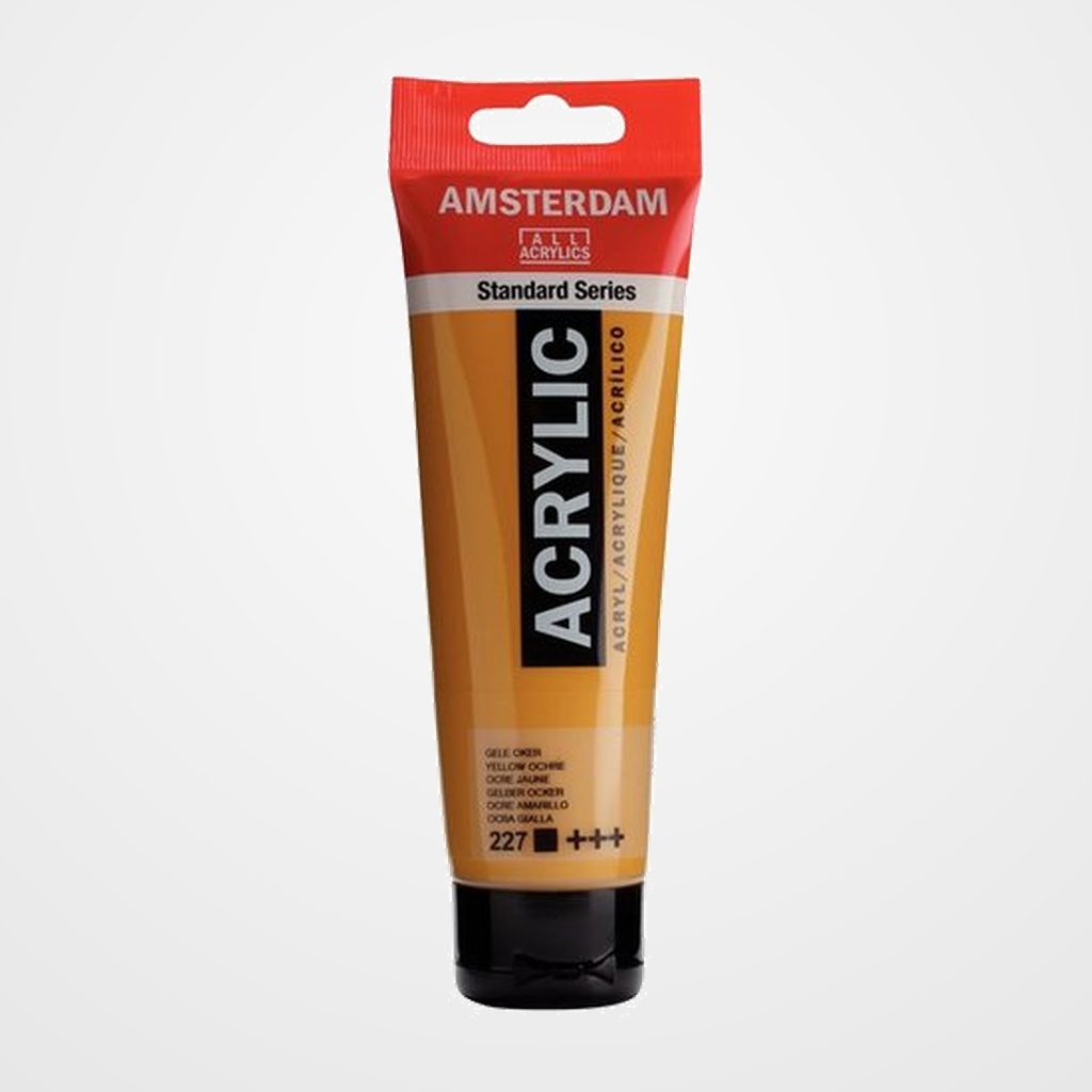 PINTURA ACRILICA AMSTERDAM 120 ml (bote) OCRE AMARILLO