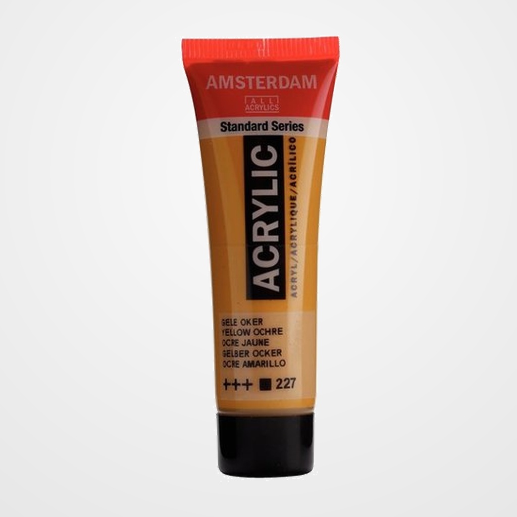PINTURA ACRILICA AMSTERDAM 20 ml (tubo) AMARILLO OCRE