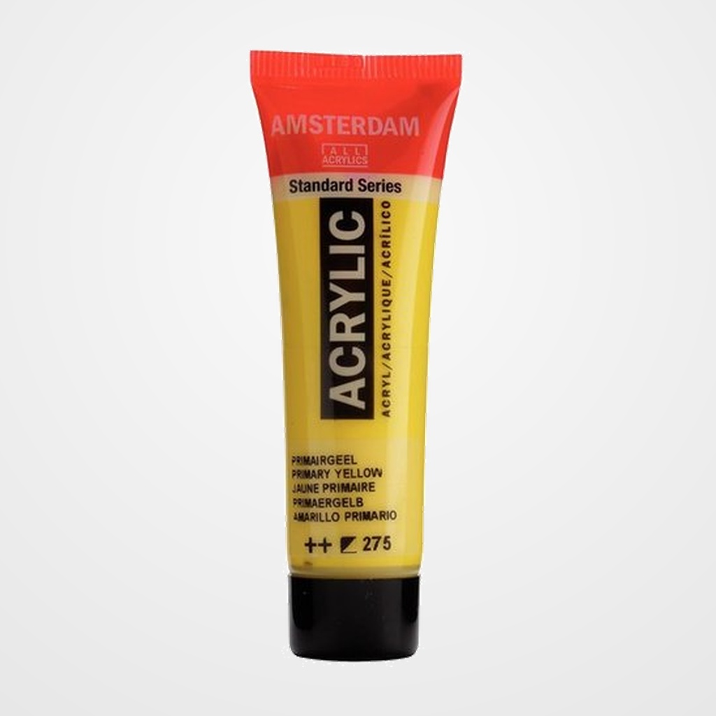 PINTURA ACRILICA AMSTERDAM 20 ml (tubo) AMARILLO PRIMARIO