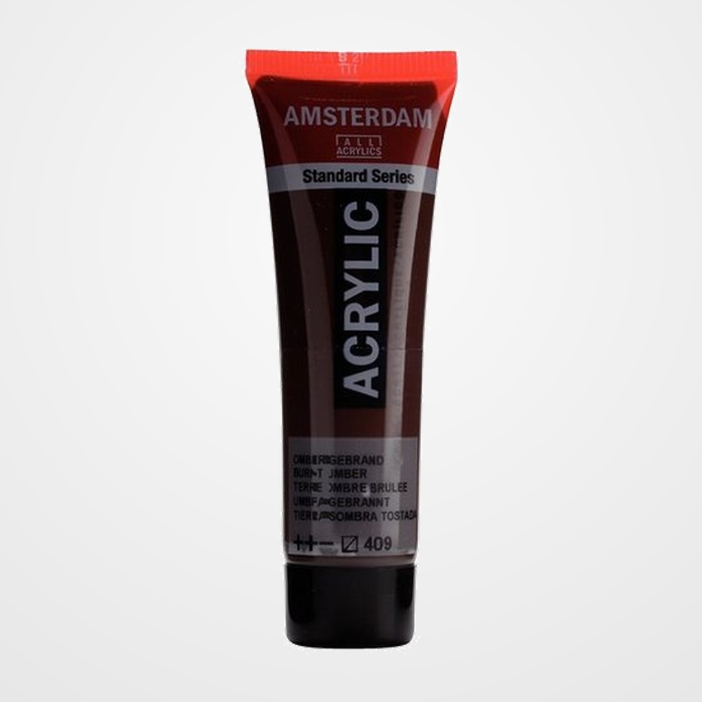 PINTURA ACRILICA AMSTERDAM 20 ml (tubo) SOMBRA TOSTADA