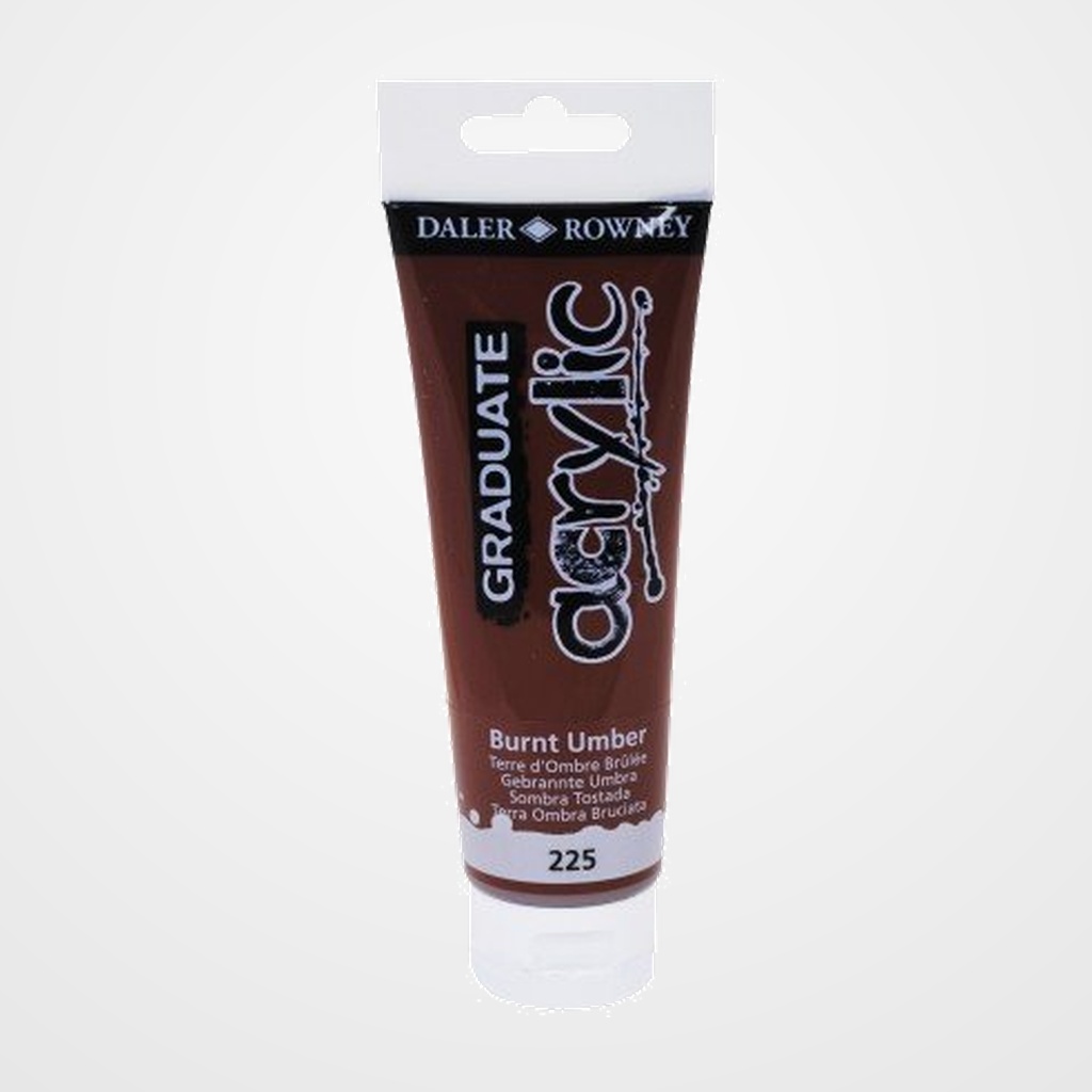 PINTURA ACRILICA DALER ROWNEY GRADUATE 120 ml (tubo) BURNT UMBER