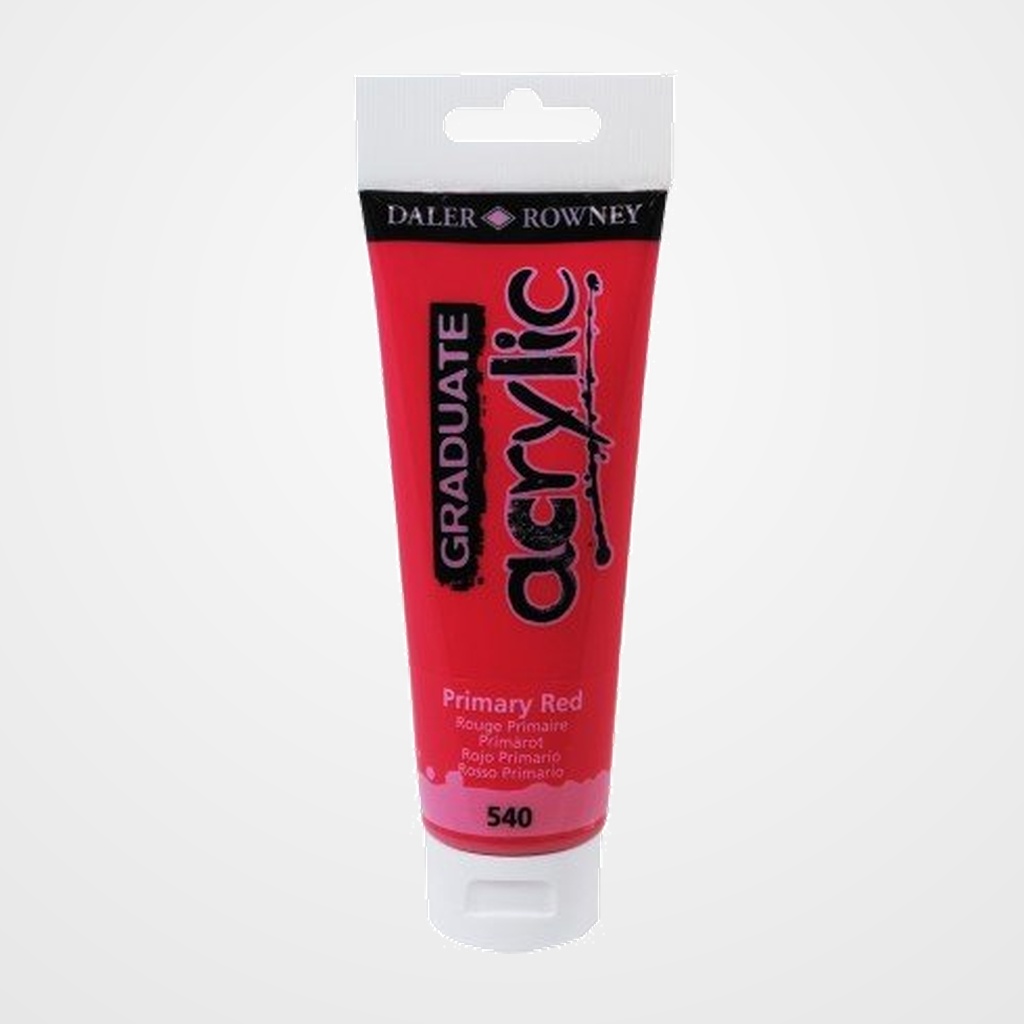 PINTURA ACRILICA DALER ROWNEY GRADUATE 120 ml (tubo) ROJO