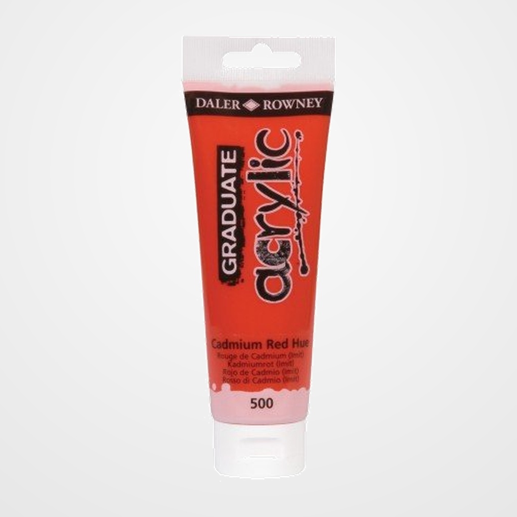 PINTURA ACRILICA DALER ROWNEY GRADUATE 120 ml (tubo) ROJO CADMIUM