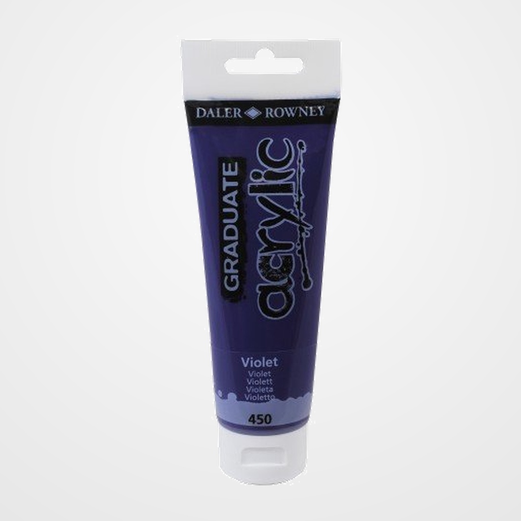PINTURA ACRILICA DALER ROWNEY GRADUATE 120 ml (tubo) VIOLETA