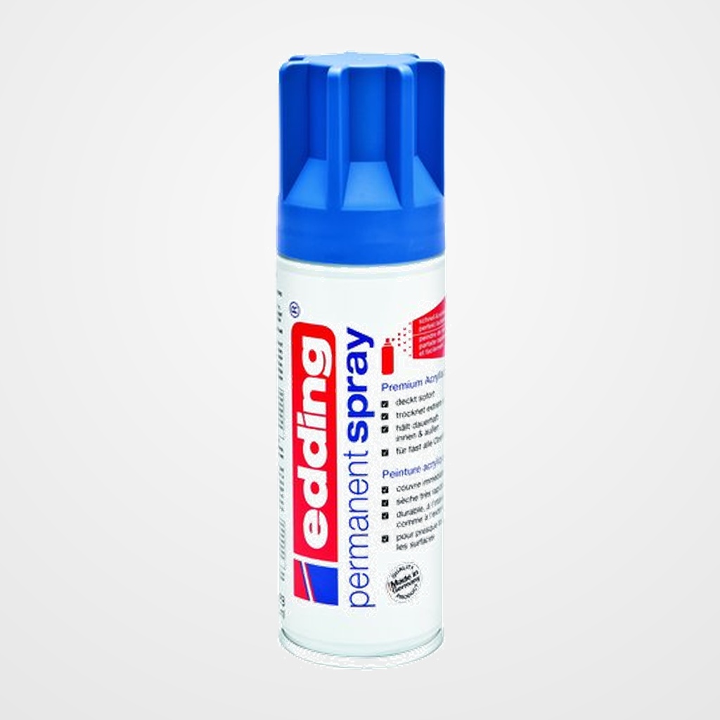PINTURA ACRILICA EDDING PERMANENT SPRAY 200 ml AZUL GENCIANA MATE
