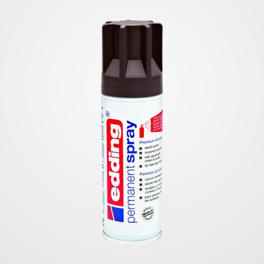 PINTURA ACRILICA EDDING PERMANENT SPRAY 200 ml CHOCOLATE MATE