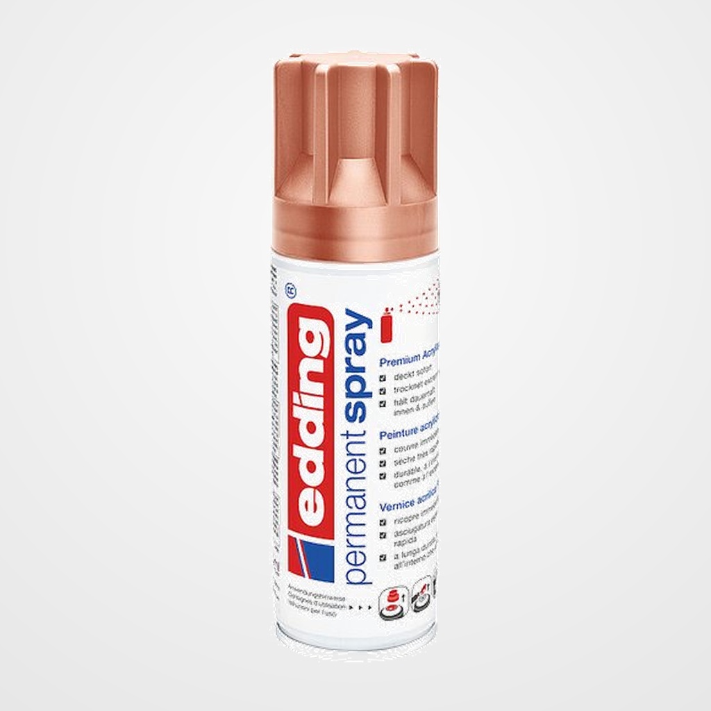PINTURA ACRILICA EDDING PERMANENT SPRAY 200 ml COBRE PRECIOSO