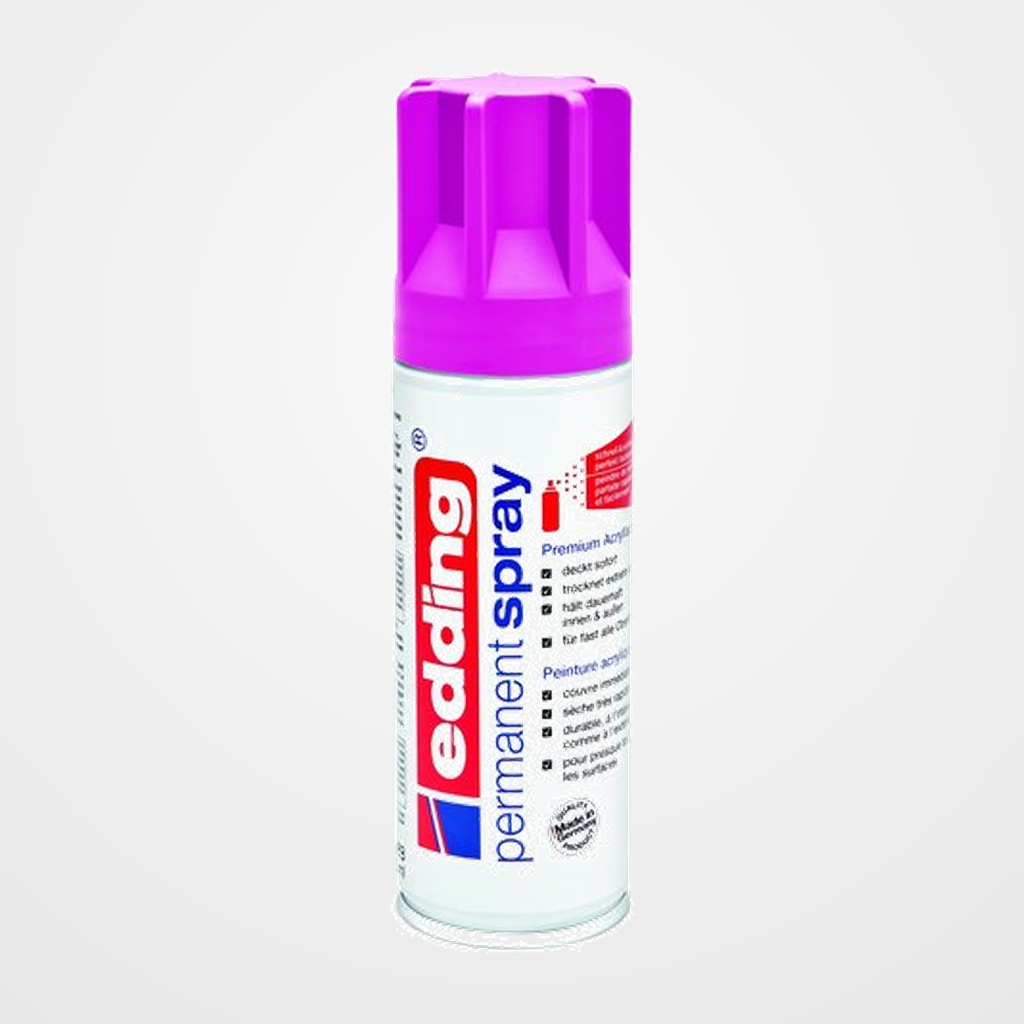 PINTURA ACRILICA EDDING PERMANENT SPRAY 200 ml MAGENTA MATE