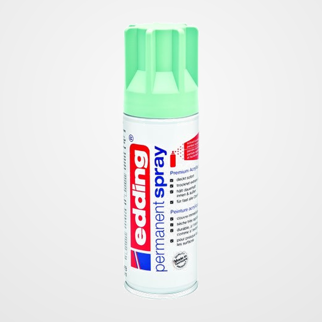 PINTURA ACRILICA EDDING PERMANENT SPRAY 200 ml MENTA MATE