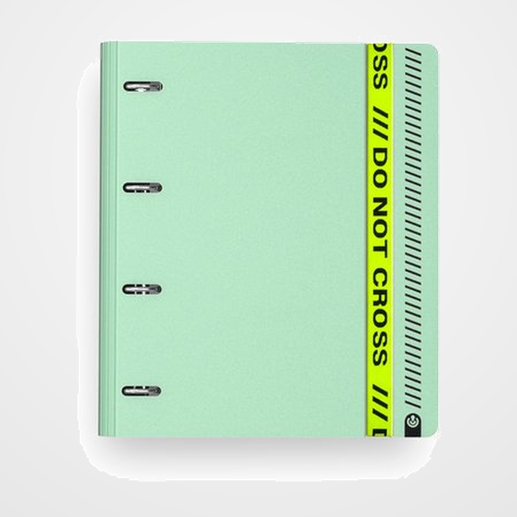 CARPEBLOC CARCHIVO 360 DO NOT CROSS FOAM PP A4+ 4 an.MIXTAS 35mm con REC. 100 hj. CUADRIC.5x5 MINT